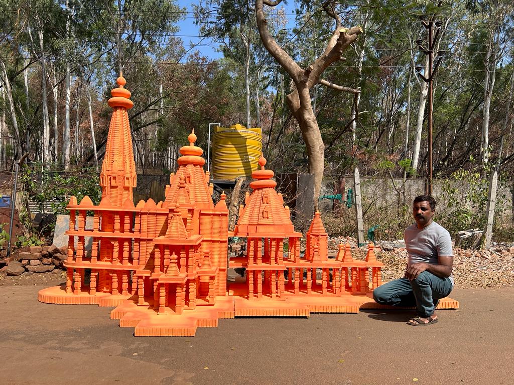 replica of  Ayodhya RamMandir