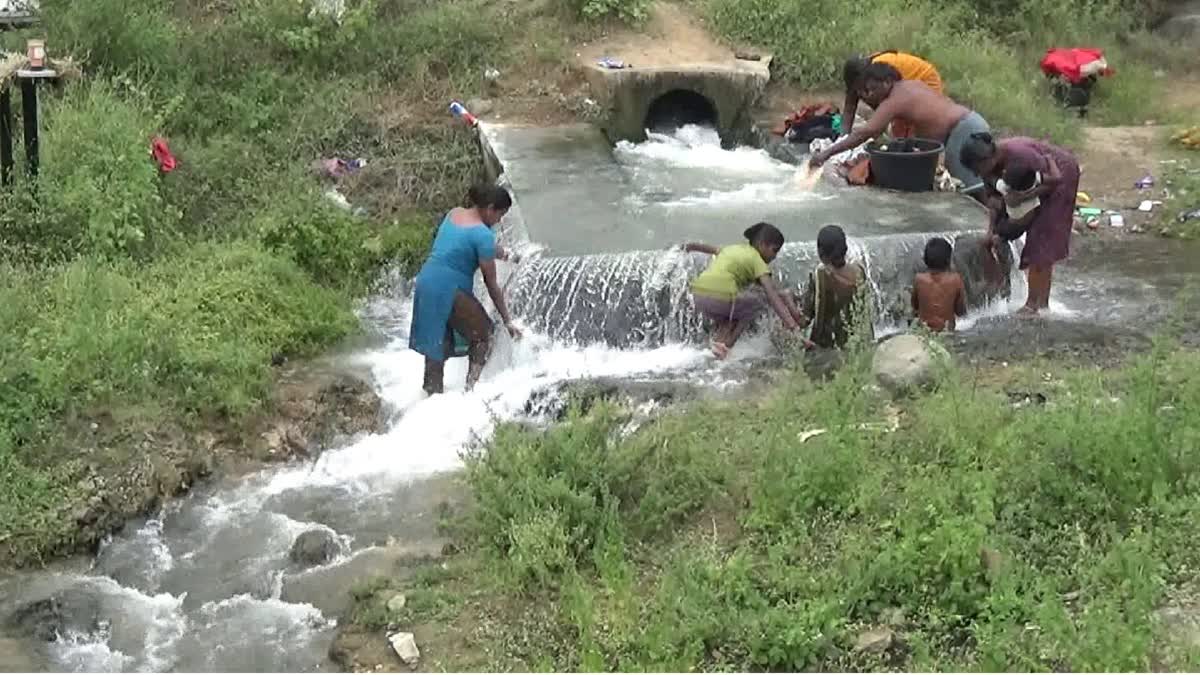 நிரம்பிய புங்கம்பள்ளி குளம்