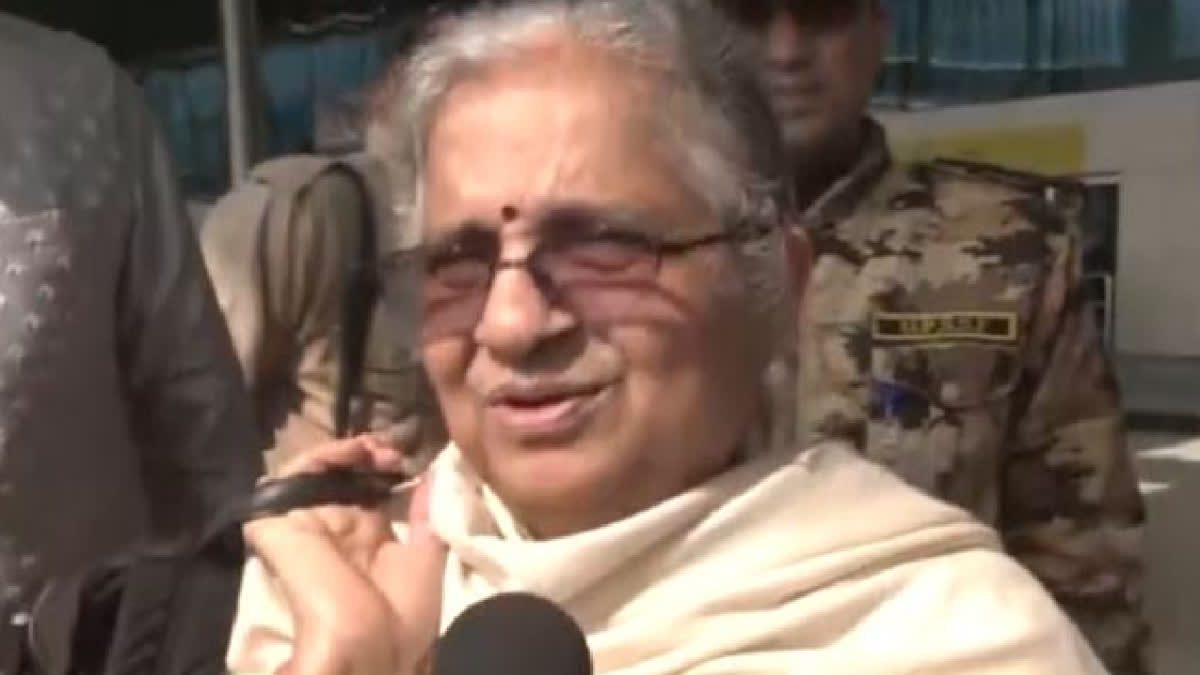 'Excited, Hopeful And Extremely Happy:' Sudha Murty After Arriving In Maha Kumbh