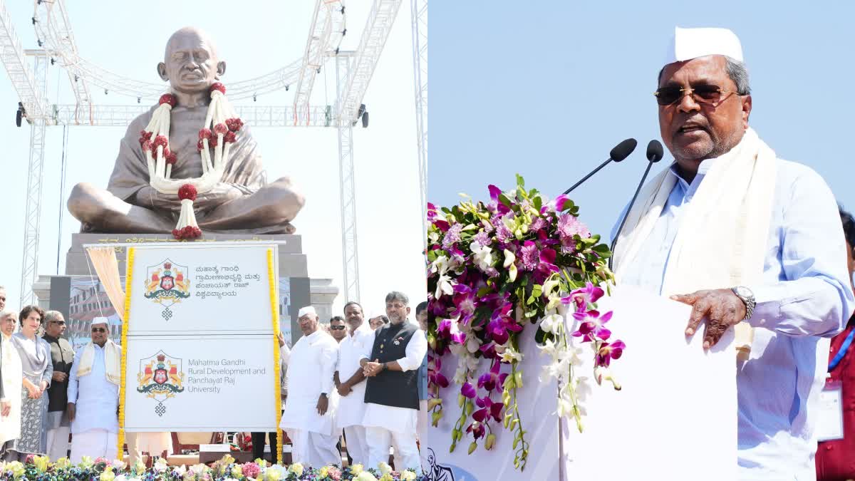 GANDHIJI STATUE UNVEILS