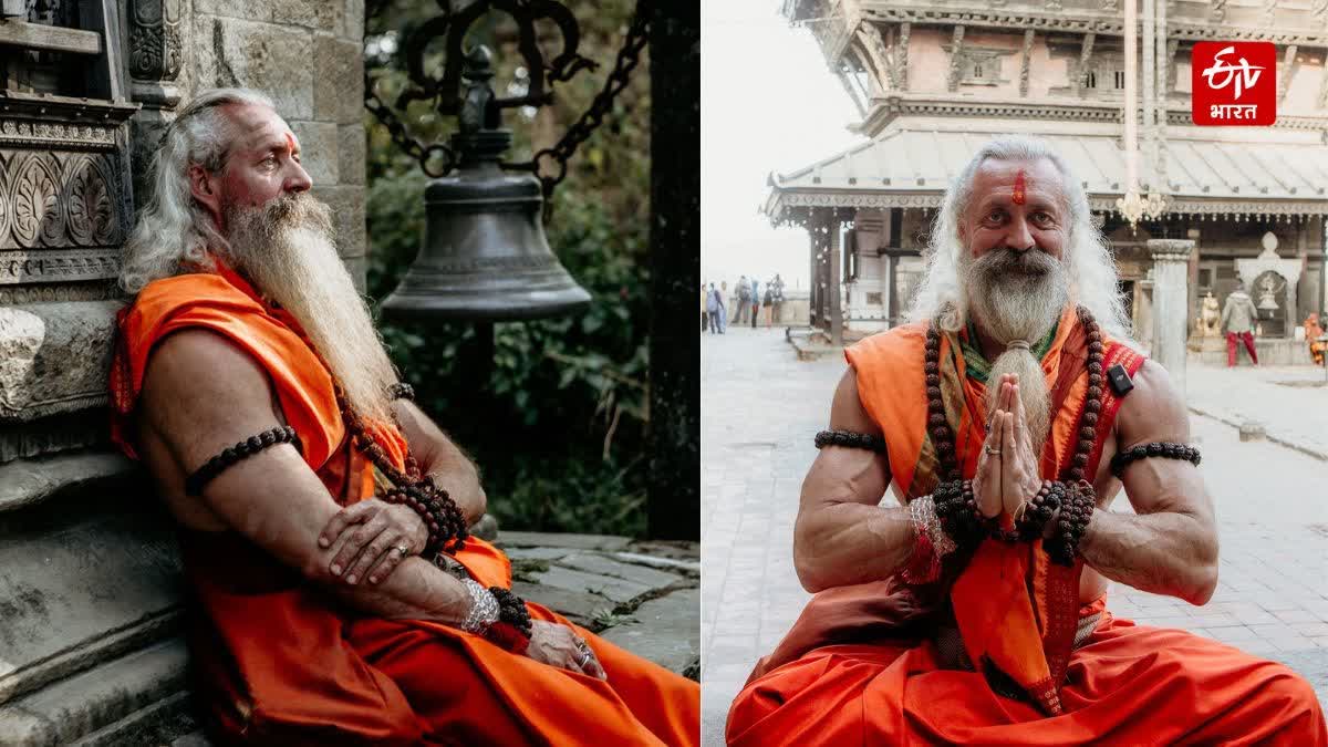 Russian Baba At Maha Kumbh Mela