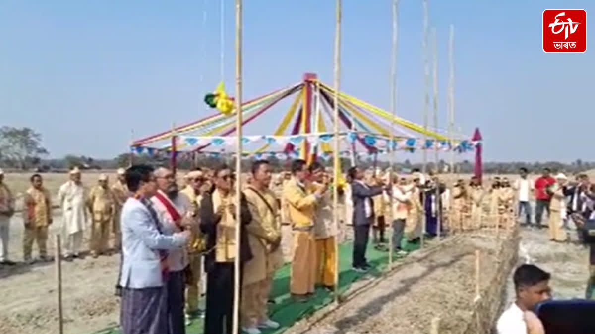 3rd Tai People's Cultural Festival being held at Tengakhat in Dibrugarh