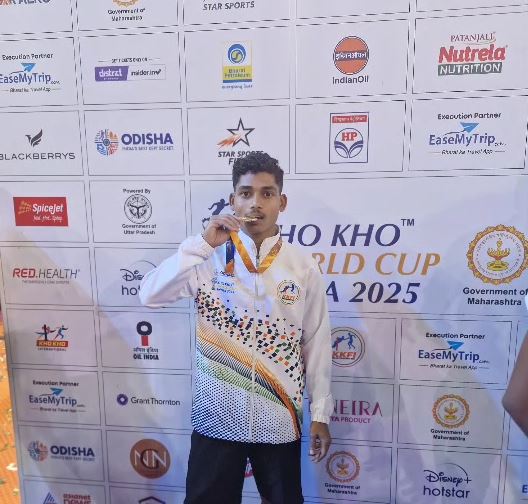 ODIA BOY IN INDIAN KHO KHO TEAM