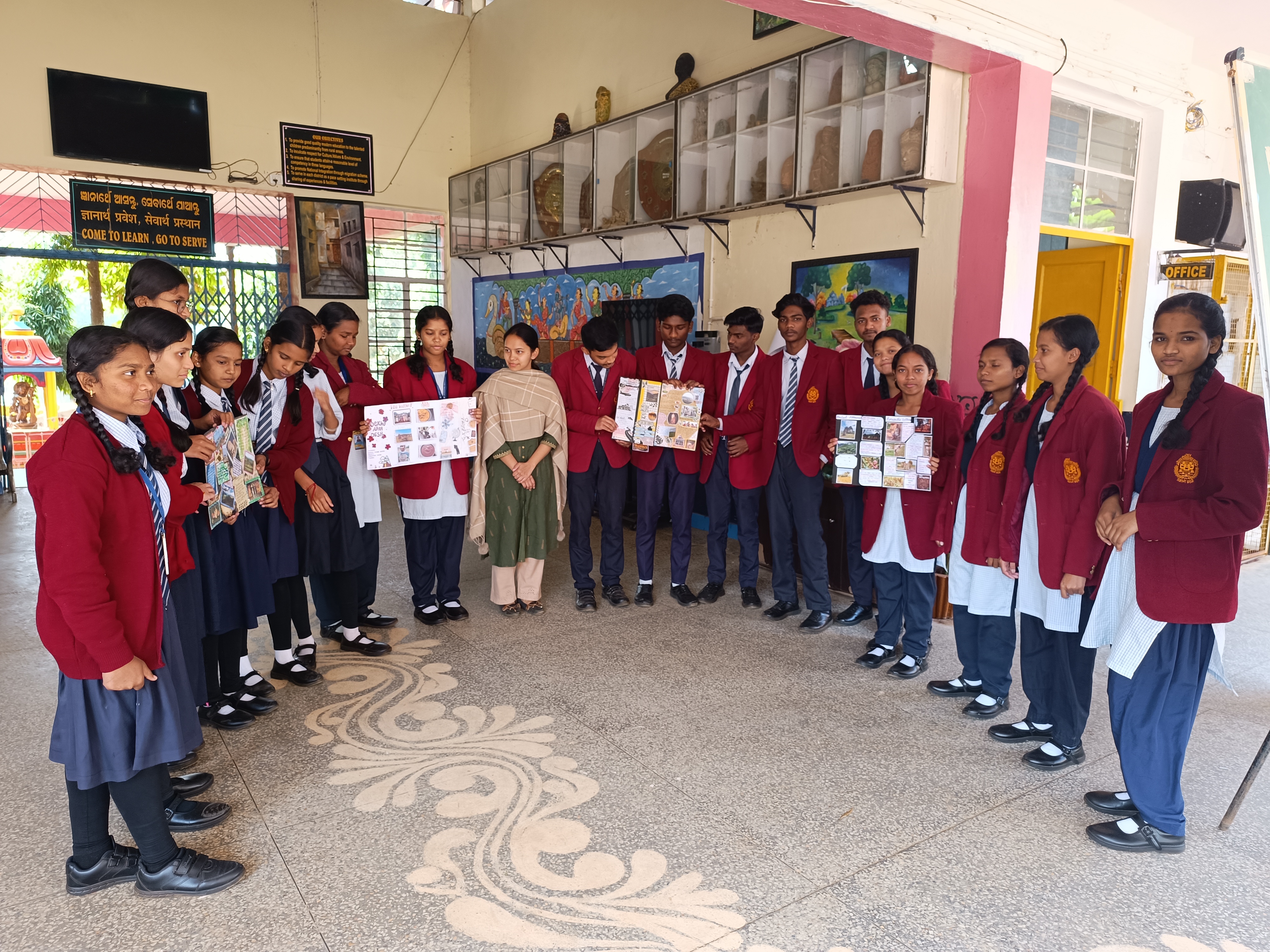 Koraput JNV  Students Shine With Art-Integrated Learning