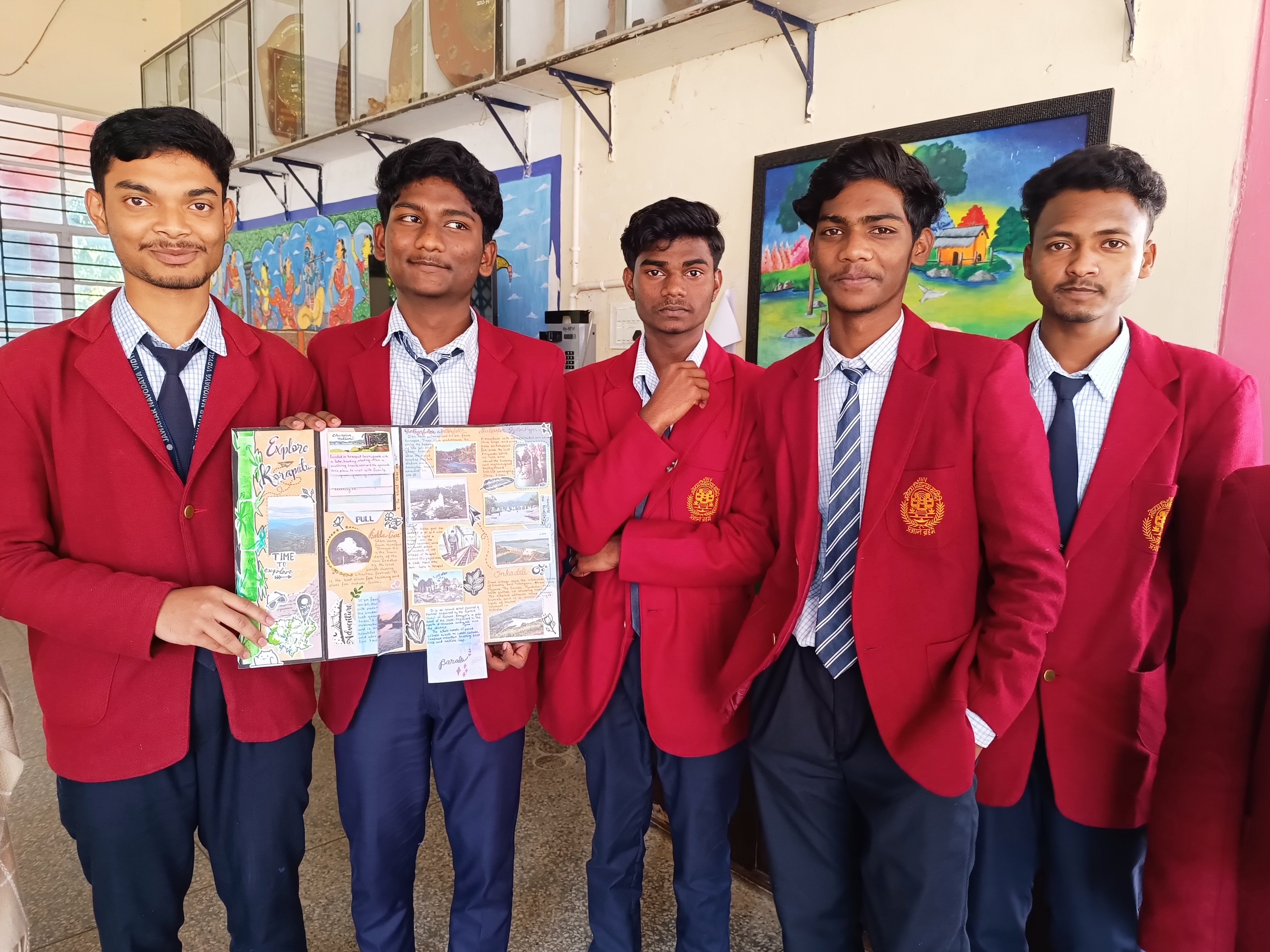 Koraput JNV  Students Shine With Art-Integrated Learning