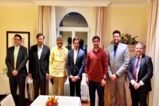 Chandrababu Meets Lakshmi Mittal