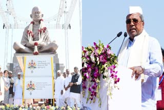 GANDHIJI STATUE UNVEILS