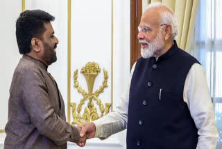 Prime Minister Modi and Sri Lankan President Anura Kumara Dissanayake.