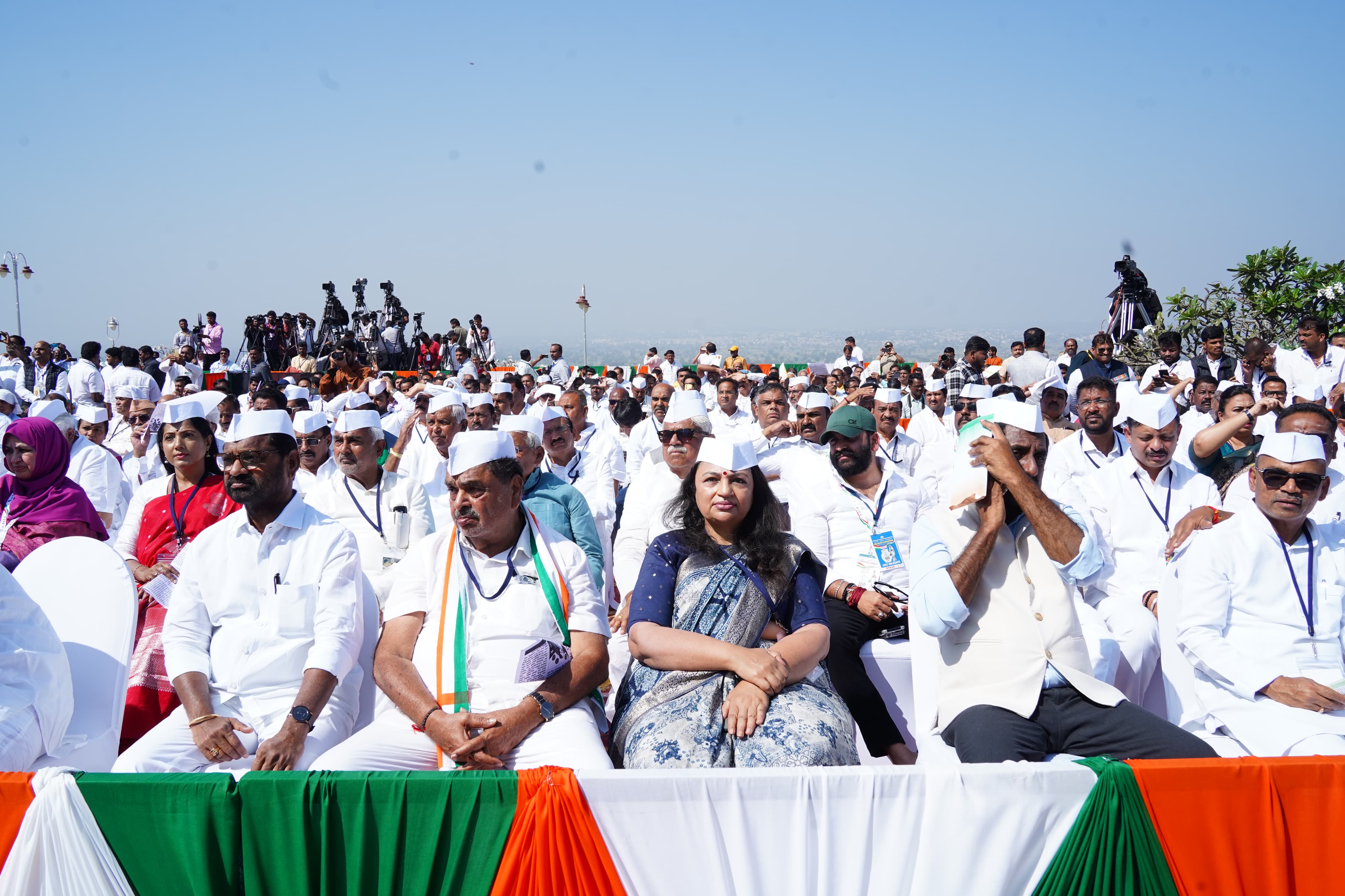 Gandhiji statue unveiling ceremony