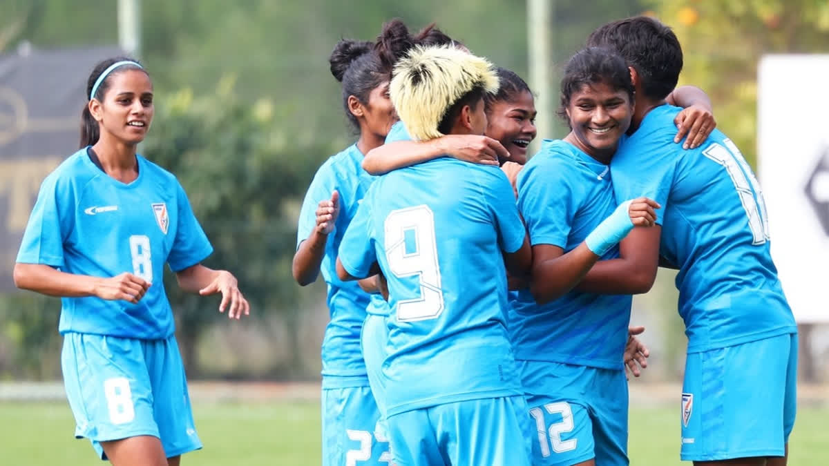 Indian striker Manisha Kalyan scored a brace in the match against Estonia to win the game by 4-3 in the Turkish Women's Cup on Wednesday.