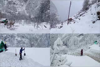 Snowfall in Pangi Valley Chamba
