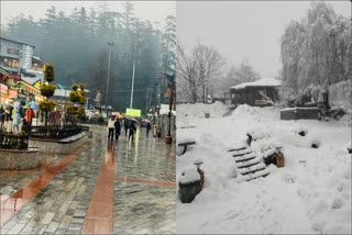 Rain-Snowfall in Kullu Roads Damaged