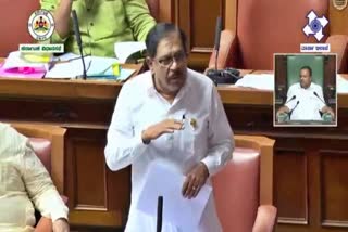 Dr. G. Parameshwar spoke in the assembly. ​