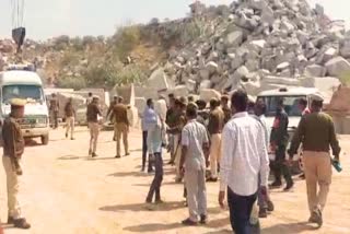 Major accident in granite mine of Pali