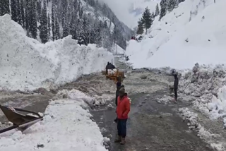 Snowfall in Kashmir