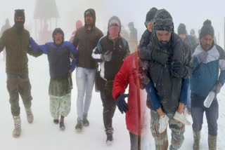 East Sikkim snowfall