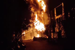 Power Sub Station Fire Accident