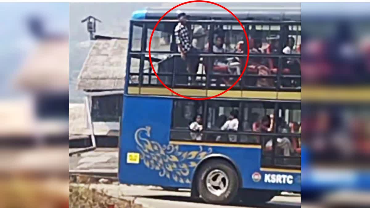 KSRTC double decker bus  ഡബിള്‍ ഡക്കര്‍ ബസ്  സാഹസിക യാത്ര  road rules