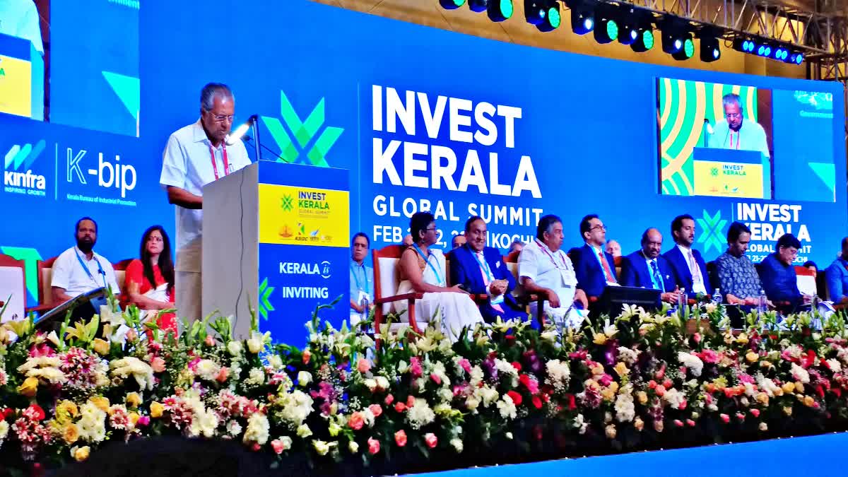 ഇന്‍വെസ്റ്റ് കേരള ആഗോള ഉച്ചകോടി  INVEST KERALA  CM PINARAYI VIJAYAN  INVEST KERALA NEWS KOCHI