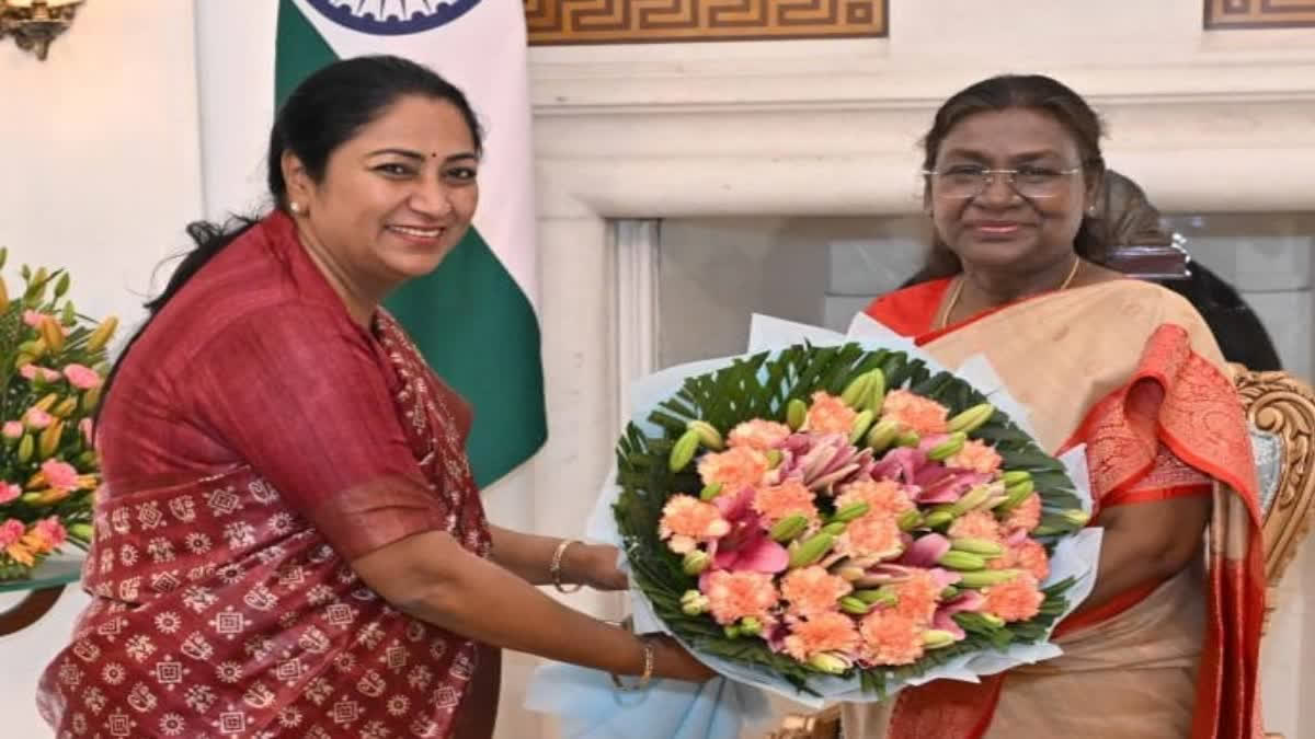 Newly elected Chief Minister of Delhi Rekha Gupta called on President Draupadi Murmu on Friday