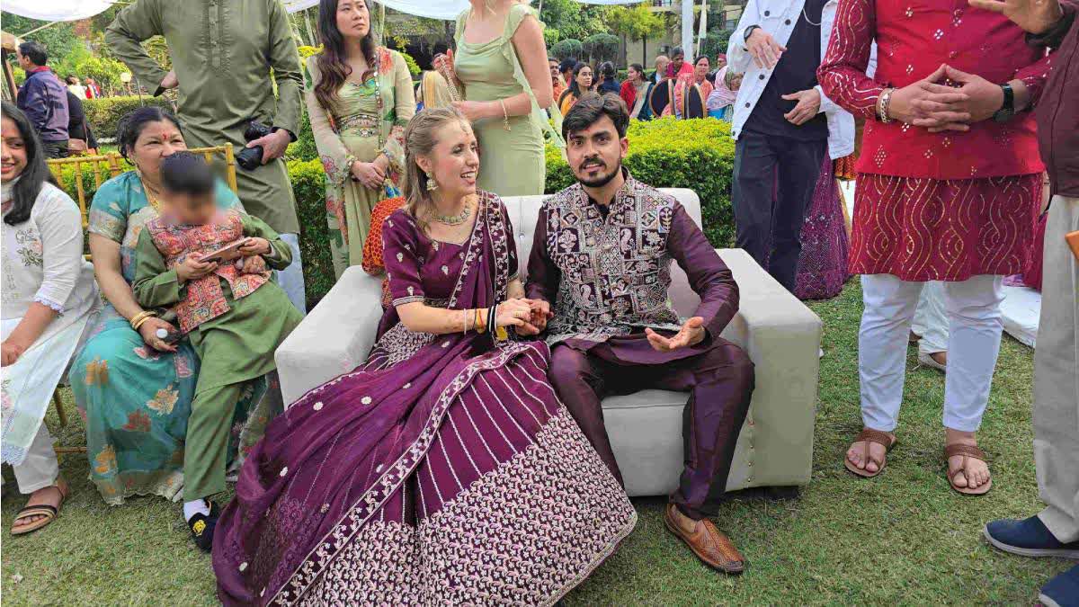 Cross-Border Love: German Woman Ties Knot With Uttarakhand Youth In Traditional Hindu Wedding