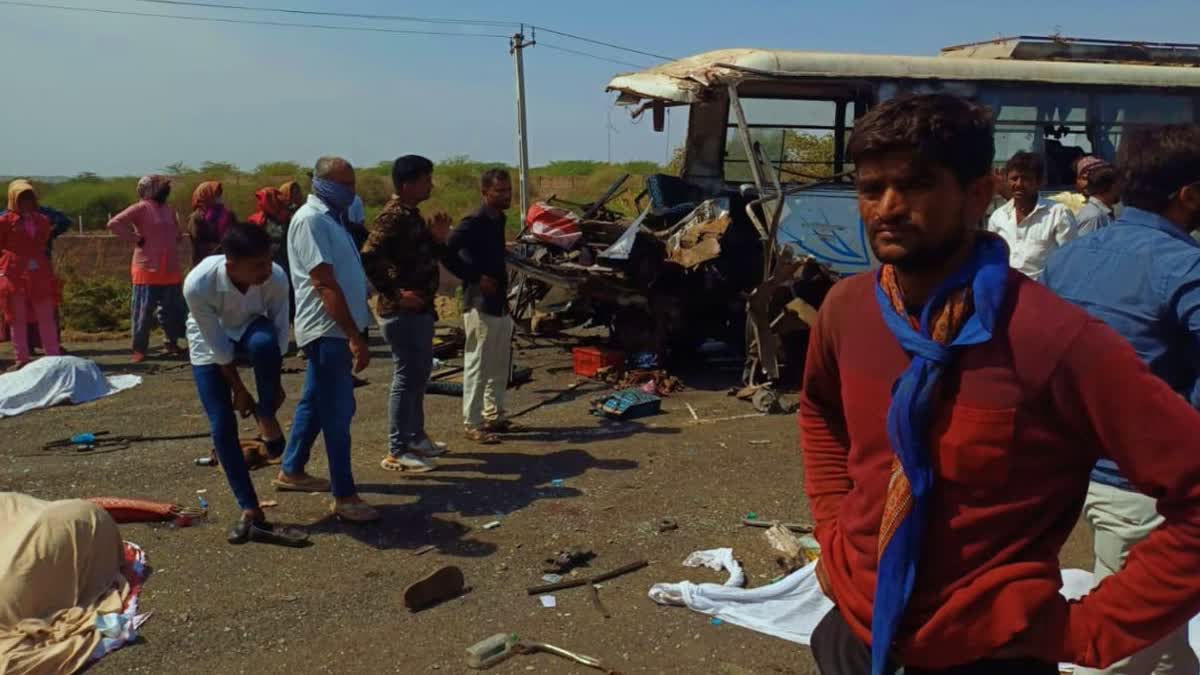 Five Killed, 23 Injured In Accident Involving Bus And Truck In Gujarat’s Kutch