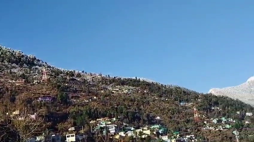 Snowfall in Joshimath