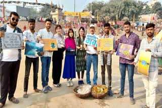 Japanese Tourists Join Ganga Cleanliness Campaign In Varanasi's Assi Ghat