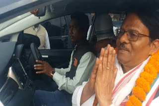 Jharkhand Congress new in charge K Raju reached Ranchi on 5 day tour