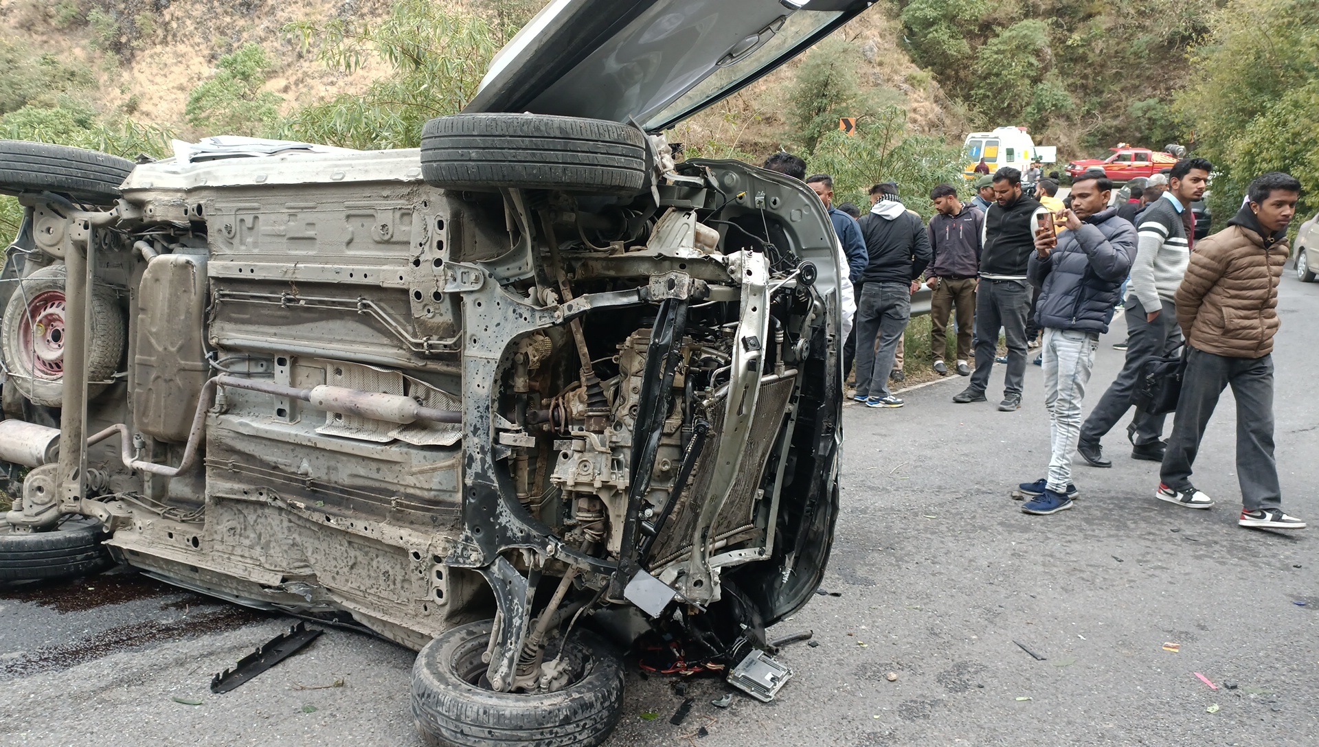 Mussoorie Innova Car Accident