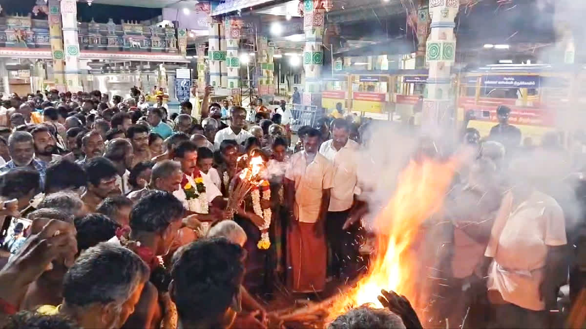 Bannari Amman temple Kundam festival celebrated due to panguni month at sathyamangalam