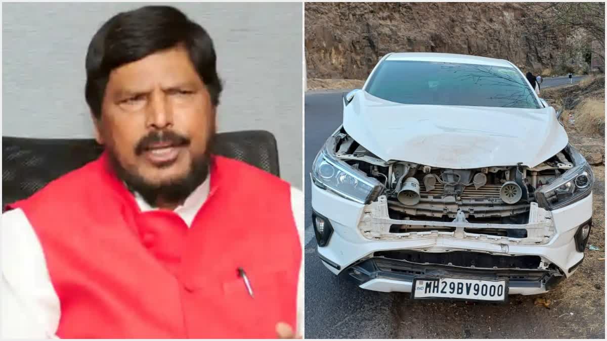 Ramdas Athawale Car Accident