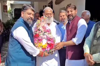 BJP MLA from Ambala city Aseem Goyal meet anil vij in ambala