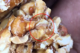 worms found in peanut candy