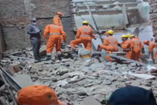 Building Collapses in Delhi's Kabir Nagar; Two Dead, One Critical.