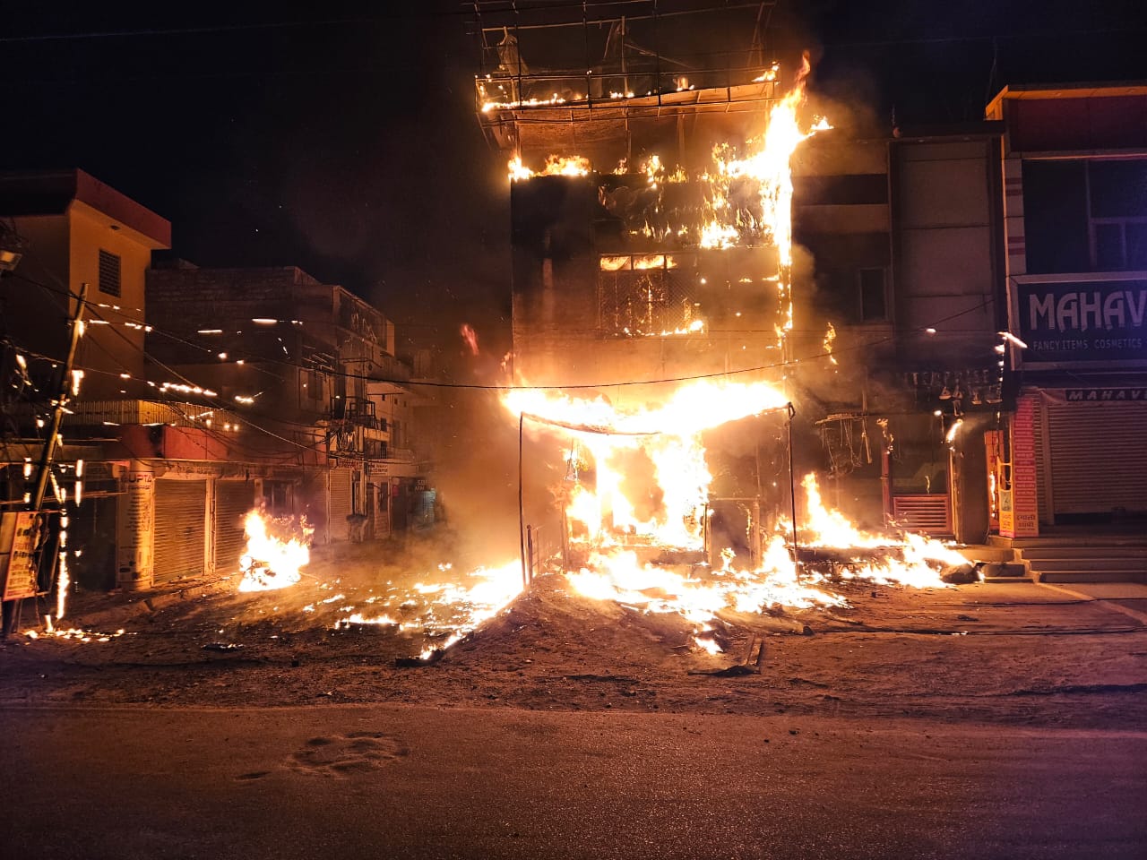 Massive fire broke out in Jodhpur