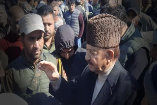 پیرزادہ سعید نے کدی پورہ علاقے کا دورہ کرکے آتشزدگی متاثرین سے ملاقات کی
