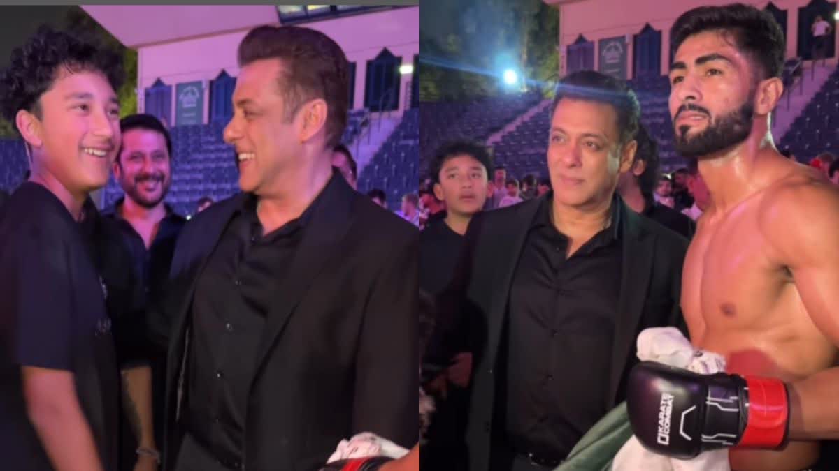 Salman Khan and Sanjay Dutt son Shahraan