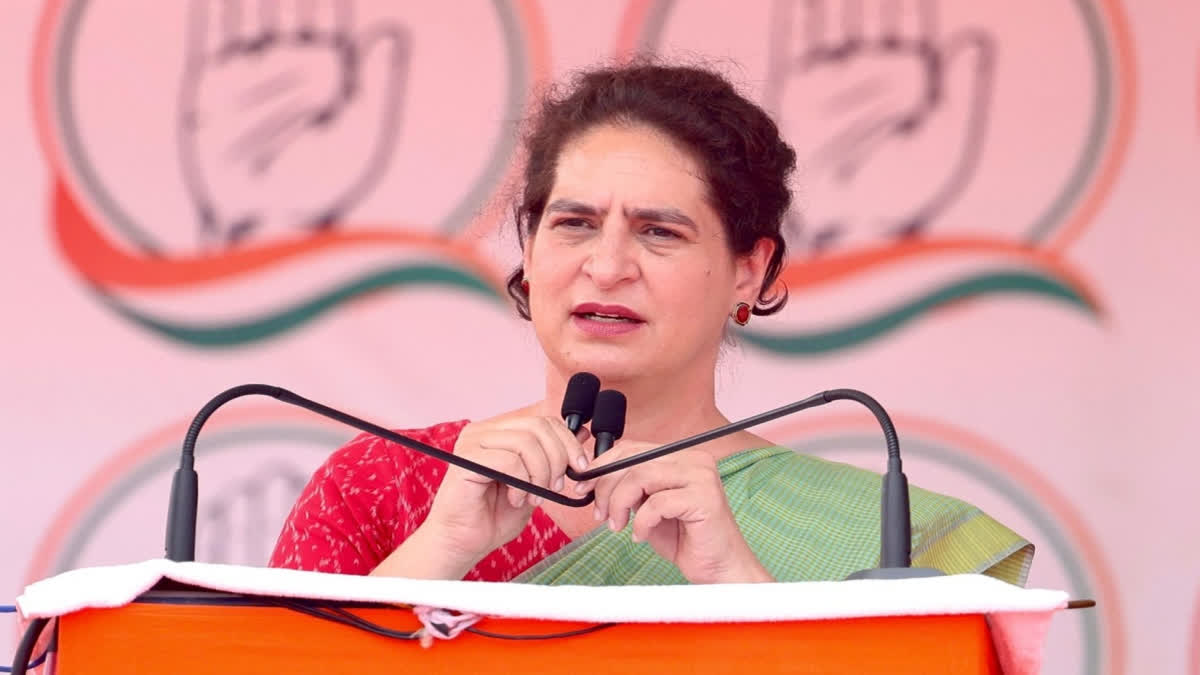 Congress leader Priyanka Gandhi while addressing a rally in Chhattisgarh's Balod said that the BJP-led Union government wants to change the Constitution and curtail the rights of people.