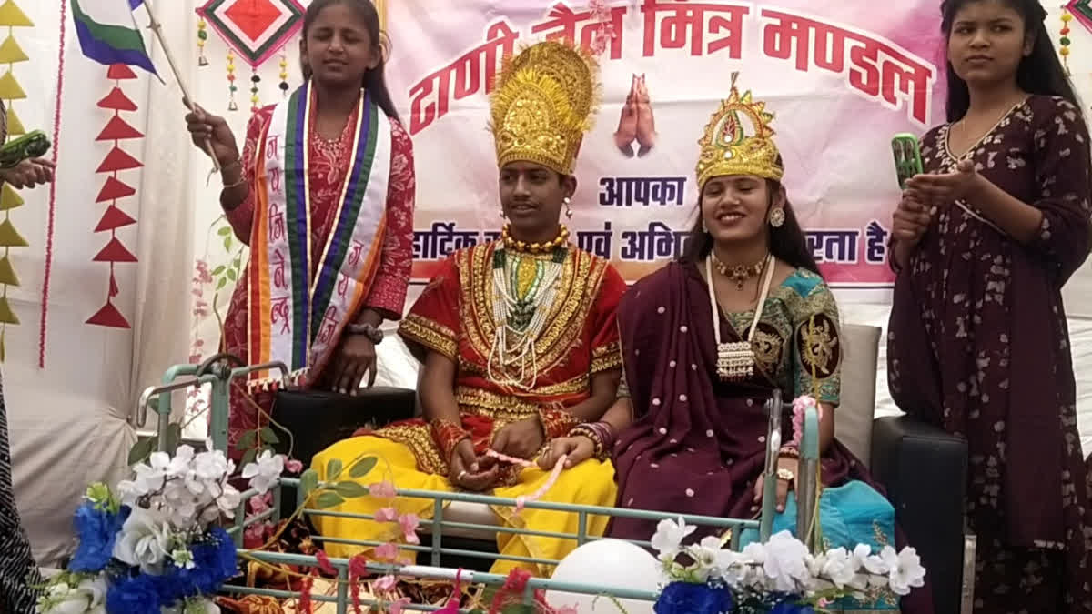 Mahavir Jayanti procession in Barmar