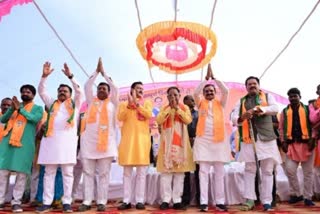 CM Vishnu Dev Sai addressed a huge gathering in Kalda, a tribal dominated village of Panna