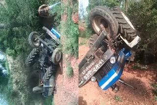 tractor trolley overturn in shivpuri