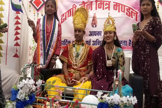 Mahavir Jayanti procession in Barmar