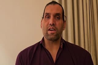 THE GREAT KHALI REACHED BARMER