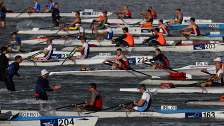 Balraj Pawar clinched quota in Rowing in Paris Olympics for India