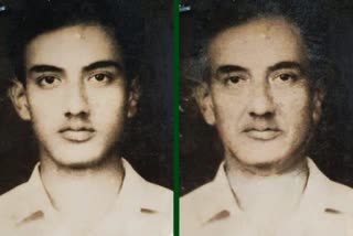 பாஸ்கர் ஜோதி கோகாய்யின் பழைய புகைப்படம் மற்றும் அதன் ஏஐ வரைபடம்