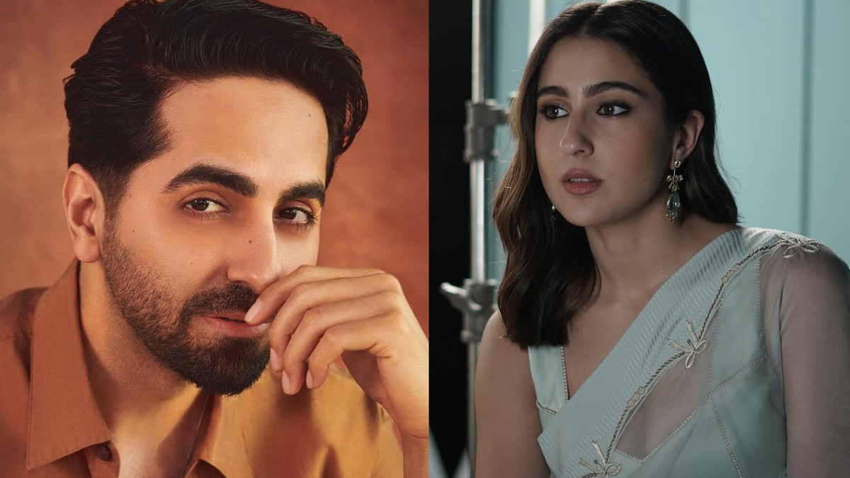 Ayushmann Khurrana And Sara Ali khan