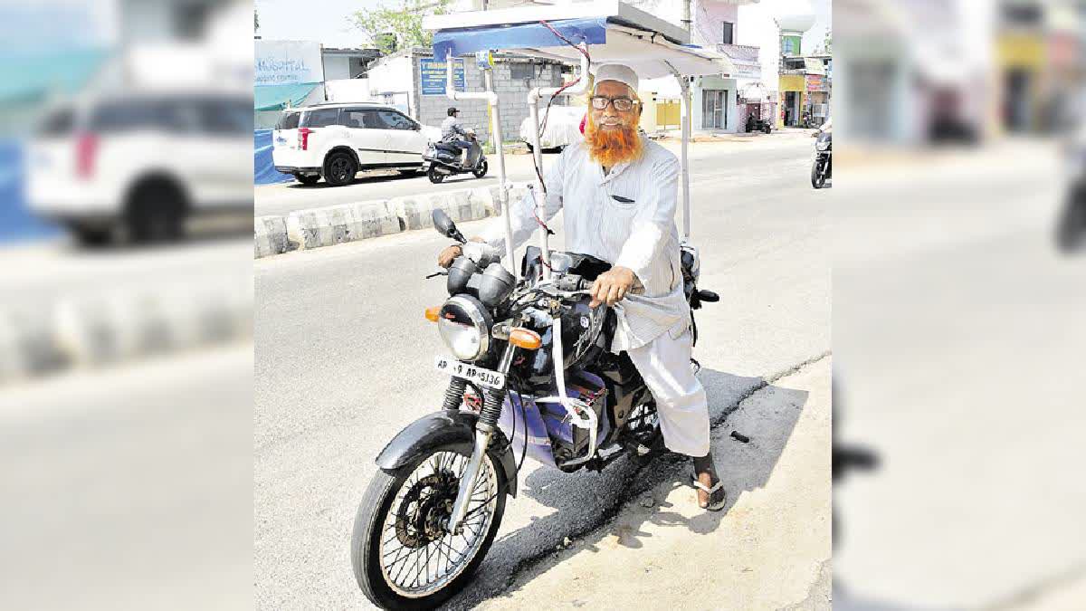 Telangana Bike Mechanic Rolls Out Solar-Powered Two-Wheeler Innovation