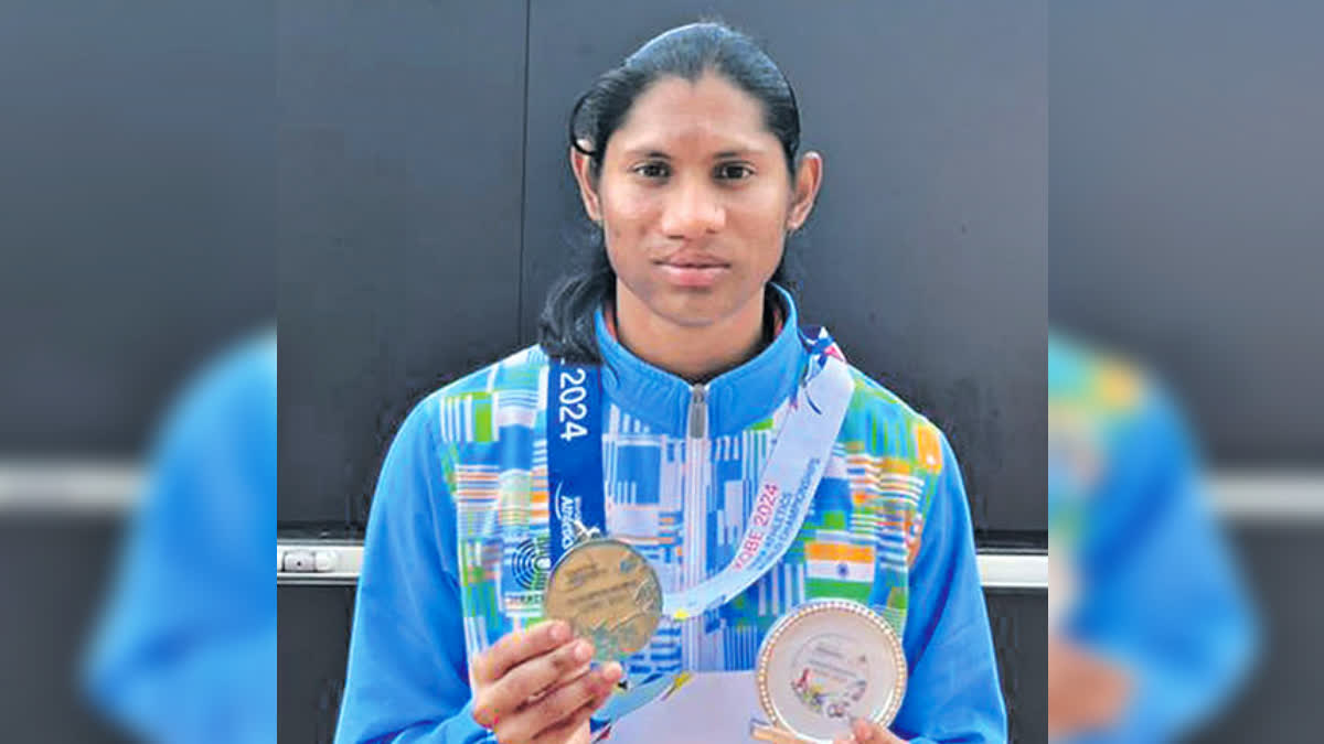 DEEPTI JEEVANJI  PARA ATHLETICS DEEPTI JEEVANJI  ദീപ്‌തി ജീവൻജി  പാരാ അറ്റലറ്റിക്‌സ്