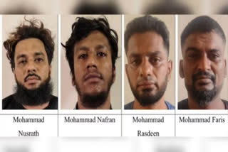 The Gujarat Anti-Terrorist Squad (ATS) Monday arrested four Sri Lankan nationals suspected to be Islamic State (IS)  who were allegedly on a mission to carry out terror activities in India.